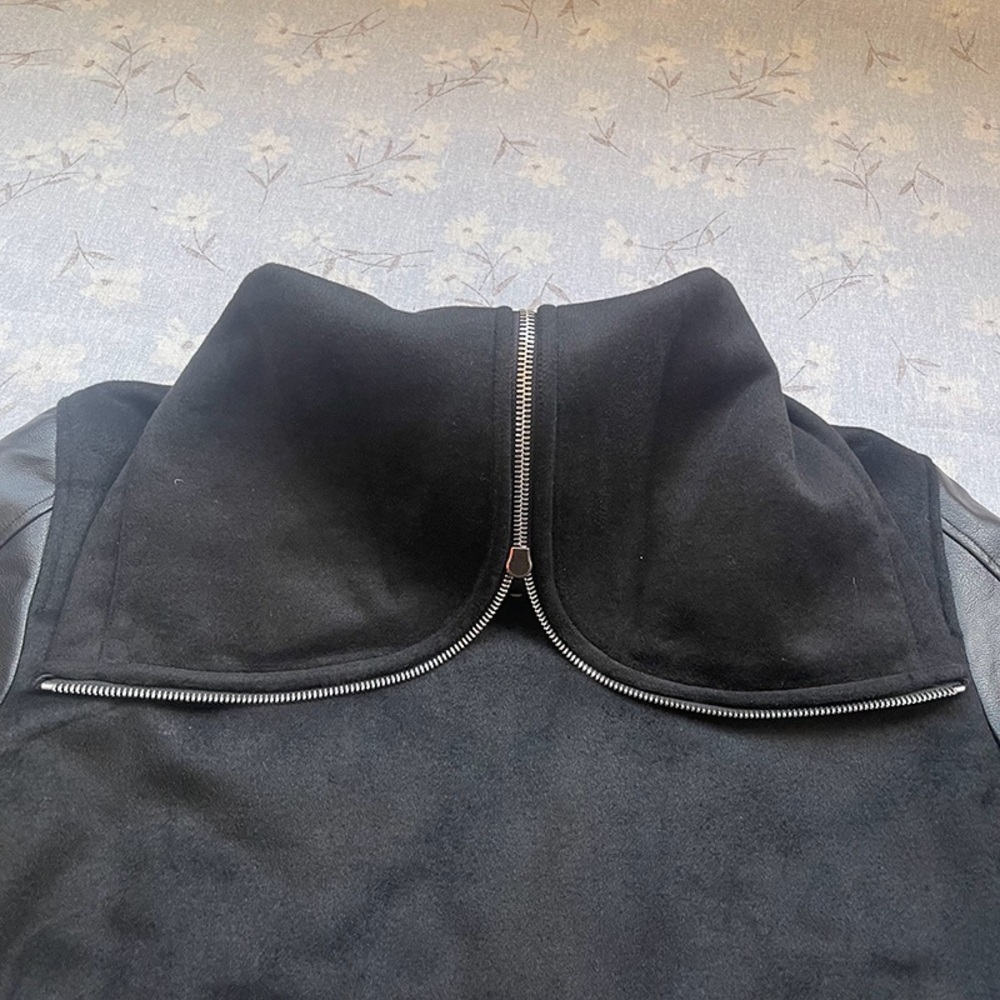 Givenchy Black Varsity Jacket with Leather Sleeves - Picture 12 of 12